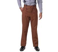 ThePirateDressing Steampunk Victorian Cosplay Costume Architect Men's Pants Trousers - Brown - Small (Waist 29/ 31")