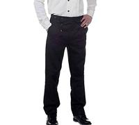 ThePirateDressing Steampunk Victorian Gothic Punk Vampire Architect Pants Costume C1346 [Black] [Medium]