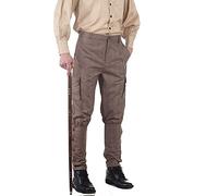 ThePirateDressing Steampunk Victorian Gothic Punk Vampire Vintage Pants-Checkered Costume C1348 [Medium]