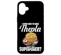 Thepla Hinduism Gujarati Dish Hindu Superpower Thepla Case for iPhone 16 Plus
