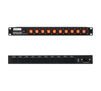 ThePoEstore 1U Horizontal PDU 19" Rack Mount Power Strip