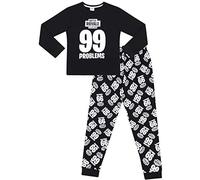 ThePyjamaFactory 99 Problems Battle Royale Legend Gaming Cotton Long Pyjamas (7-8 Years) Black