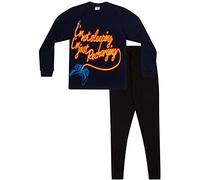 ThePyjamaFactory Boy's I'm Not Sleeping I'm Just Recharging Pyjamas 11 to 16 Years Blue (11-12 Years)