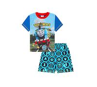 ThePyjamaFactory Boys Thomas The Tank Engine Short Pyjamas (5-6 Years) Blue