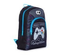 ThePyjamaFactory Game Over Recharging Boys Girls Gaming Backpack Gamer Rucksack Kids School Bag