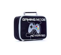 ThePyjamaFactory Gaming Mode Activated Gaming School Lunchbag Lunch Box Bag Black
