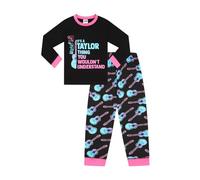 ThePyjamaFactory Girls It's a Taylor Thing, You Wouldn't Understand Black Blue Long Pyjamas (13 Years)