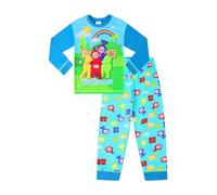 ThePyjamaFactory Teletubbies Tinky-Winky, Dipsy, Laa Laa and Po Long Pyjamas (12-18 Months) Blue