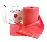 Thera-Band 46 m and Fitness Band, Red Cut from the Roll Your Own Length in. Resistance Band for Gym Strength Training, Healthy Fitness Physiotherapy and., red