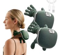 Thera Palm Massager, Therapalm Neck and Back Massager, 3 Massage Mode, 2 Heat Function, New Lush Locke N7 Heated Neck & Shoulder Massager, Simulated Human Hand Design, for Necks, Back, Legs Etc (2 Pc)