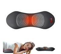 Theraback 3 in 1 Back Therapy, 3-in-1 at-Home Back Therapy Massager with Traction, Portable Deep Tissue Vibration for Neck, Vibration & Heat, Whisper-Quiet Operation, Relieve Tension(Black)