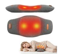 Theraback 3 in 1 Back Therapy - Back Massager for Pain Relief, 135° Ergonomic Curvature, Spinal Traction, Heating Pads with 3 Levels of Vibration & Heating, Relieve Sciatica & Backs Pain (Dark Gray)