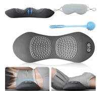 Theraback 3 in 1 Back Therapy, Back Massager for Pain Relief, for Pain Relief, Neck and Shoulder Massager for Rechargeable Waist Neck Massage Support Pillow, Deep Tissue, Muscle Relax (Grey)