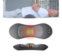 TheraBack 3-in-1 Back Therapy, Back Massager, Sciatica Massager with Traction Lifting, Stretcher Portable Deep Tissue Vibration for Neck Shoulder Backs (Gray)