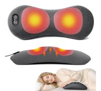 Theraback 3 in 1 Back Therapy,Electric Lumbar Massagers with Heat Vibration & Height Adjustment,Back Massager with Smart Switch,Waist Massage Support Pillow, Deep Tissue, Muscle Relax