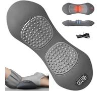 Theraback 3 in 1 Back Therapy,Lower Back Massager with Spinal Traction,Electric Lumbar Massagers with Heat Vibration, Waist Massage Support Pillow, Deep Tissue, Muscle Relax (Light Gray)