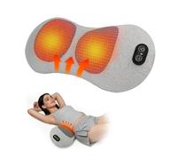 TheraBack 3 in 1 Back Therapy Massagers-Triple Fusion Back Massager,Lower Back Massager, Neck Massagers with Heat, 135° Golden Curvature, Sciatica Spine Pain Relief Products (Light Gray)
