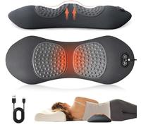 TheraBack 3 in 1 Back Therapy, Triple Fusion Back Massager with Traction, Vibration & Heat, Portable Core Relief Electric Massage Cushion for Neck, Shoulders & Back