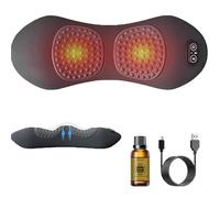 Theraback 3 in 1 Back Therapy, Upgraded Theraback with Warming, Gentle Pulling & Vibration Functions, Easy Stress Relief, Portable & Plug-in for Neck, Shoulders and Back (Gray)