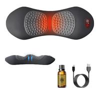 Theraback 3 in 1 Back Therapy, Upgraded Theraback with Warming, Gentle Pulling & Vibration Functions, Easy Stress Relief, Portable & Plug-in for Neck, Shoulders and Back (Black)
