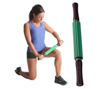 TheraBand - 12142 Roller Massager +, Muscle Roller Stick for Self-Myofascial Release, Deep Tissue Massage Rolling Pin, Trigger Point Release, Muscle Soreness, Best Gifts for Runners, Athletes, Crossfit