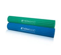 Theraband 15302 FlexBar Tennis Elbow Therapy Bar for Golfers Elbow and Tendinitis, Medium-Heavy, Green/Blue, Pack of 2