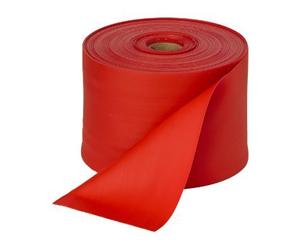 THERABAND 22.9m Roll Latex Free Dispenser Pack, Red, Medium