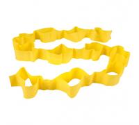 TheraBand CLX Latex-Free Resistance Band, 11 Loops for Pilates, Home Gym, Professional Physical Therapy & Fitness Equipment, 2.5 Metre, Yellow, Light