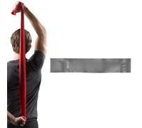 TheraBand CLX Latex-Free Resistance Band, 11 Loops for Pilates, Home Gym, Professional Physical Therapy & Fitness Equipment, 2.5 Metre, Silver, Super Heavy