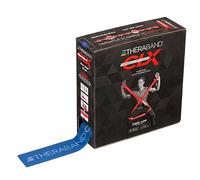 TheraBand CLX Latex-Free Resistance Band, 110 Loops for Pilates, Home Gym, Professional Physical Therapy & Fitness Equipment, 22 Metre, Blue, Extra Heavy