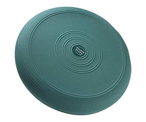 TheraBand Dynair Senso 33cm Ball Cushion, Wobble Disc for Balance Training, Dynamic Sitting, & Physiotherapy, Great for Active Sitting & Correct Posture, Green