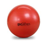 THERABAND Exercise Ball, Professional Series Stability Ball for Improved Posture, Balance, Yoga, Pilates, Core Strength, One Size, Red, 55 cm