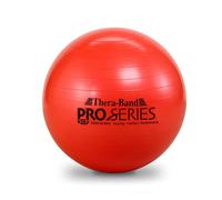 Theraband Exercise Ball, Professional Series Stability Ball with 55 cm Diameter for Athletes 5'1" to 5'6" Tall, Slow Deflate Fitness Ball for Improved Posture, Balance, Yoga, Pilates, Core, Red