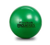 TheraBand Exercise Ball, Professional Series Stability Ball with 65 cm Diameter for Athletes 5'7" to 6'1" Tall, Slow Deflate Fitness Ball for Improved Posture, Balance, Yoga, Pilates, Core, Green