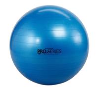TheraBand Exercise Ball, Professional Series Stability Ball with 75 cm Diameter for Athletes 6'2" to 6'8" Tall, Slow Deflate Fitness Ball for Improved Posture, Balance, Yoga, Pilates, Core, Blue