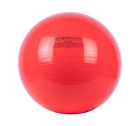 THERABAND Exercise Ball, Stability Ball with 55 cm Diameter for Athletes 5'1" to 5'6" Tall, Standard Fitness Ball for Posture, Balance, Yoga, Pilates, Core, & Rehab, Red