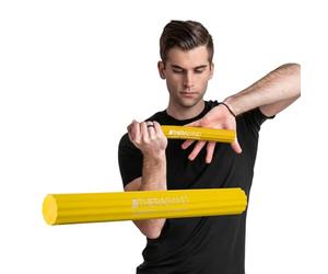 TheraBand FlexBar Resistance Bar For Medial Epicondylitis, Prevent Tendonitis and Improve Grip Strength, Relieve Pain From Tennis Elbow, Golfers Elbow, and Tendinitis, Extra Light, Beginner