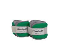 TheraBand Comfort Fit Ankle & Wrist Cuff Wrap Walking Weight Set, Adjustable Wrist and Ankle Weights for Home Workout, Ankle Strengthening & Toning Workouts, Green 1.5 lb. Each, Set of 2, 3 Pounds