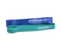 THERABAND High Resistance Bands Set of 2 Elastic Super Bands for Improving Flexibility Injury Rehab & Full Body Workouts Heavy Duty Stretch Bands