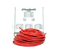 Theraband Latex Resistance Tube for Pilates, Home Gym, Rehab, Professional Physical Therapy, & Fitness Equipment, Resistance Training, Elastic Band, 7.5 Metre, Red, Medium