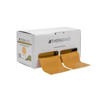 TheraBand Profesional Resistance Band, 45 m, Gold Max Strength Elite Latex Professional Elastic Bands For Upper and Lower Body Exercise, Physical Therapy, Pilates, & Rehab, Dispenser Box, 20180