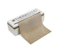 TheraBand Professional Latex Resistance Bands For Upper Body, Lower Body, and Core Exercise, Physical Therapy, Lower Pilates, At-Home Workouts, and Rehab, 6 Yard Roll, Tan, Extra Thin Beginner Level 1