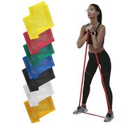 THERABAND Professional Latex Resistance Bands, Individual 6 Ft Elastic Band as Exercise Equipment, Physical Therapy, Pilates, At-Home Workouts, 6 Foot, Multiple Colors and Resistance Levels Available