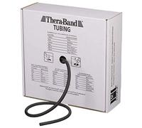 TheraBand Professional Latex Resistance Tube Roll - 30.5m Special Heavy Resistance Band for Strength Training, Rehab, Pilates & Fitness - Ideal for Physical Therapy, Home Workouts & Gym Use - Black
