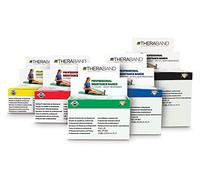 THERABAND Resistance Band Latex Roll - Stretch Bands for Exercise & Professional Physio, Exercise Band for Rehab, Pilates, Training & Mobility Recovery - 5 Ft Roll (15 Pack), Medium, Level 2 - Red