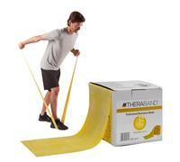 THERABAND Resistance Band Latex Roll - Stretch Bands for Exercise & Professional Physio, Exercise Band for Rehab, Pilates, Training & Mobility Recovery - 50 Yard Roll, (Thin, Level 1) - Yellow