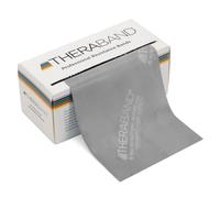 TheraBand Resistance Band Latex Roll - Stretch Bands for Exercise & Professional Physio, Exercise Band for Rehab, Pilates, Training & Mobility Recovery - 6 Yard Roll, (Super Heavy, Level 6) - Silver