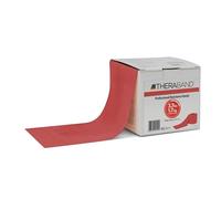 TheraBand Resistance Band Roll - 50 yd Latex for Exercise & Rehab, Red, Medium