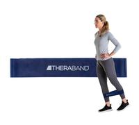THERABAND Resistance Band Loop, Professional Latex Band for Pilates, Crossfit, Yoga, Stretching, Physical Therapy, Strength Training without Weights, 45.5cm, Blue, Extra Heavy, Advanced Level 1, 10 Pack
