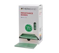 TheraBand Resistance Bands, 5 Foot, 30 Count Professional Latex Elastic Bands for Upper & Lower Body Exercise, Physical Therapy, Pilates, at-Home Workouts, & Rehab, Heavy Green, Intermediate Level 1